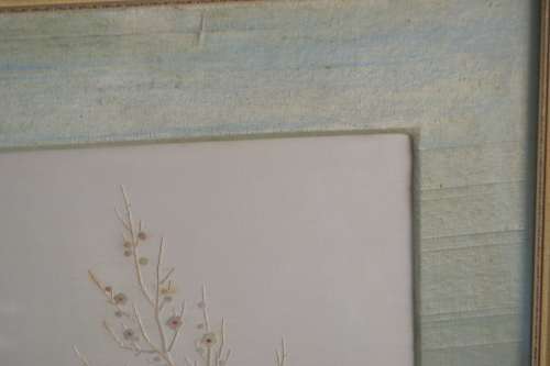 Vintage Chinese Silk Embroidery  - Signed