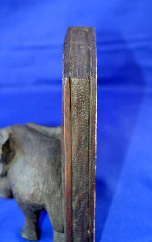 Bookend Hand Carved Eliphants
