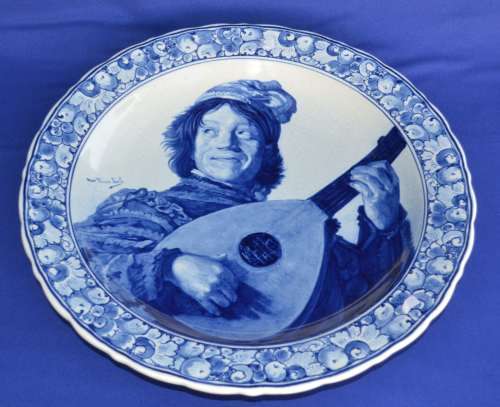 Delft Joost Thooft and Labouchere Large Charger dated 1897