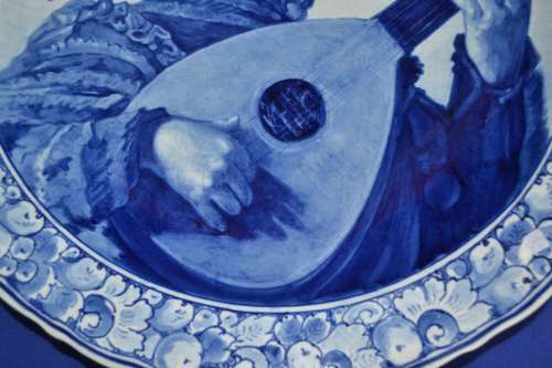 Delft Joost Thooft and Labouchere Large Charger dated 1897