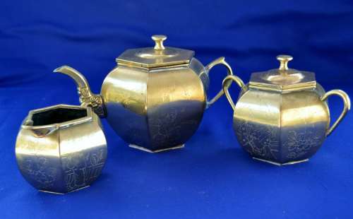 Brass Tea Set