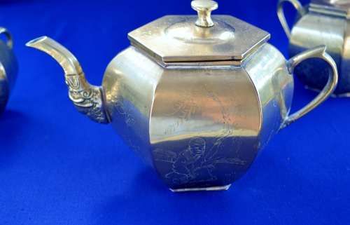 Brass Tea Set