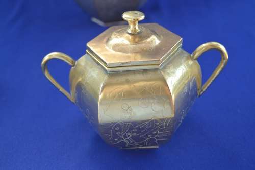 Brass Tea Set