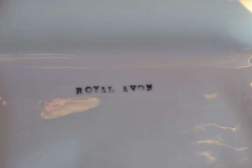 Vintage Royal Avon Snack Tray in Relief