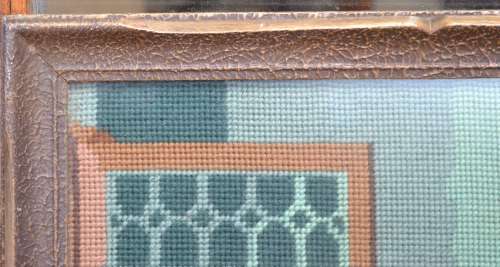 Tapestry- Framed Behind Glass