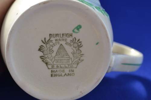 Burleigh Ware Cameo Style Commemorative Mug - King George VI and Queen Elizabeth ** RARE **