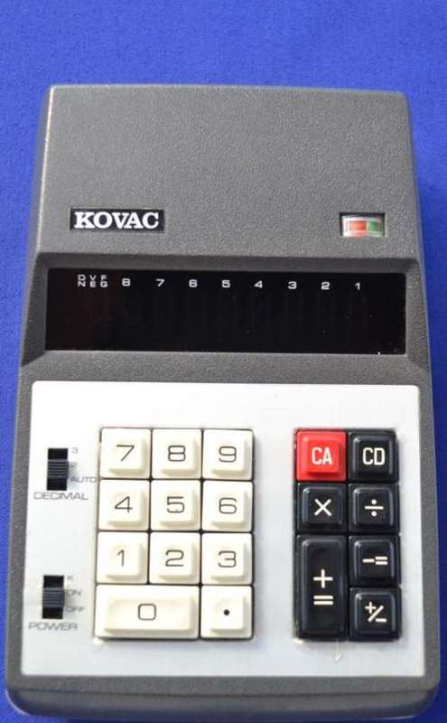 Kovac K-80D  Table Top  Electronic  Calculator - Vintage c1972