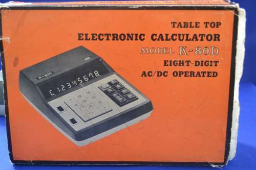 Kovac K-80D  Table Top  Electronic  Calculator - Vintage c1972