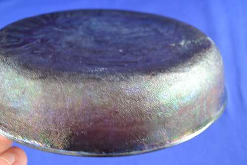 Deep Burnt Ruby Red Vintage Dish