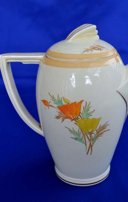 Wedgwood & Co  Vintage Art Deco Coffee Pot