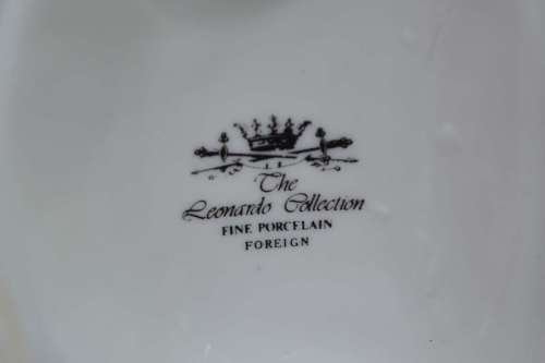 Leonardo Collection Blue and White Dresden Style Porcelain Group