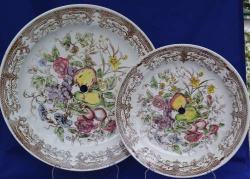 Del Coronado Nasco Japan Large Cake Plates c1950`s