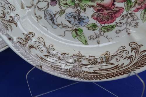 Del Coronado Nasco Japan Large Cake Plates c1950`s