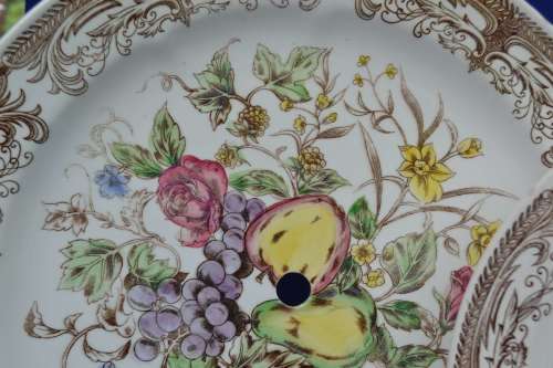 Del Coronado Nasco Japan Large Cake Plates c1950`s