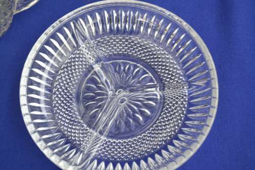 Clear glass Bowls and Jugs - Five Pieces