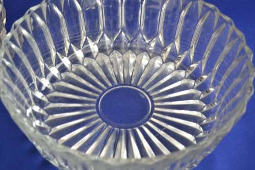 Clear glass Bowls and Jugs - Five Pieces