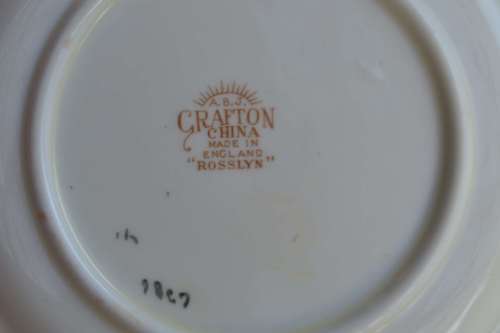 Vintage A B Jones and Sons Grafton Tea Set Items - 13 Pieces c1935