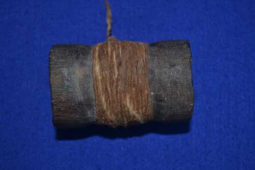 True Vintage Antique African Comb, Cotton Spool and Small Container