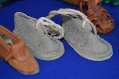 Vintage Miniature Shoe Key Rings