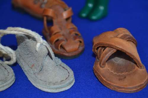 Vintage Miniature Shoe Key Rings