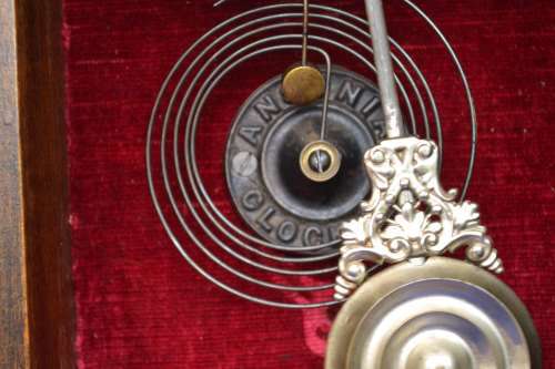 Antique Ansonia Wooden Mantle Clock