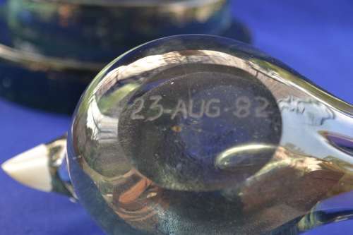 Paperweight Three large Glass Pieces