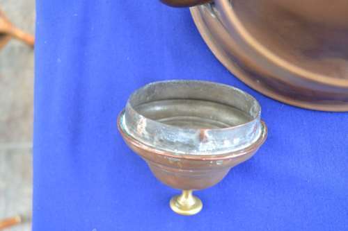 Antique Dutch Swing Handle Copper  Kettle