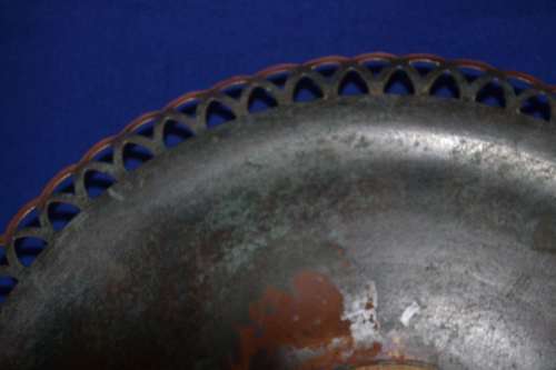 Pal Bell  Mixed Metals (Copper and Brass)  Footed Bowl c1950` **Rare**