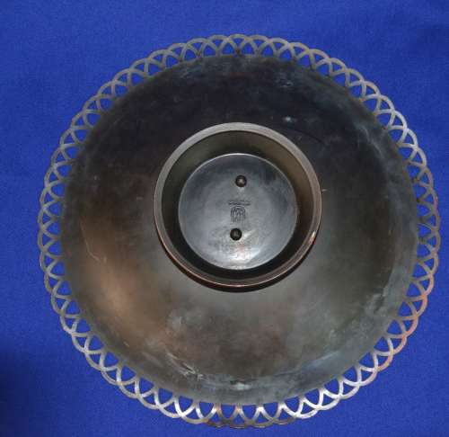 Pal Bell  Mixed Metals (Copper and Brass)  Footed Bowl c1950` **Rare**