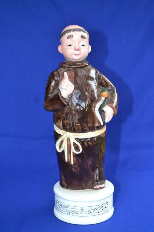 Friar Tuck Vintage Musical Decanter `How Dry I Am`
