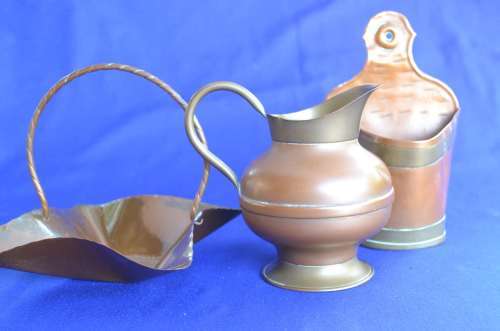 Vintage Copper Items - Three Pieces