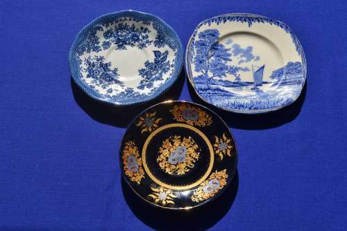 Vintage Plates and Saucer - Various Makers