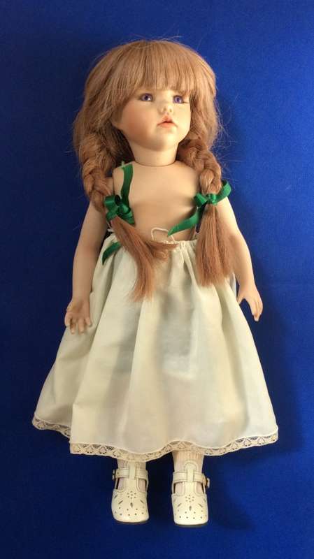 Vintage Porcelain doll - Full Porcelain Body