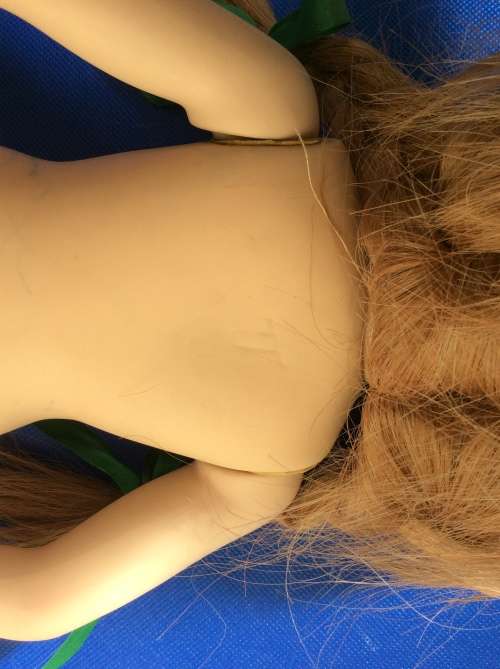 Vintage Porcelain doll - Full Porcelain Body