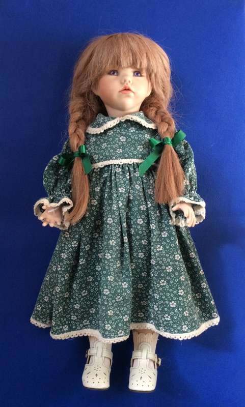 Vintage Porcelain doll - Full Porcelain Body