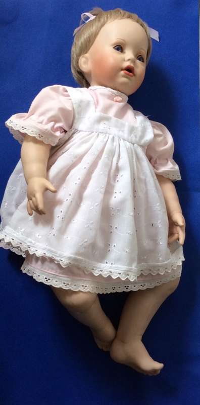 Vintage Porcelain Doll - Baby Shay by Rubert 1994