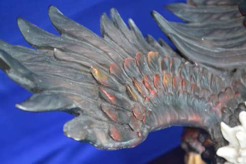 Vintage La Anina Collection American Bald Eagle Sculpture - LARGE