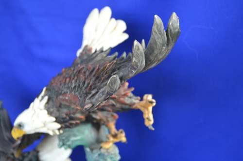 Vintage La Anina Collection American Bald Eagle Sculpture - LARGE
