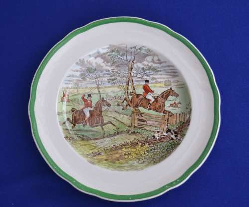 Vintage Copeland Spode `Off to Draw` Plate