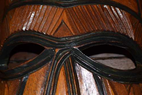 Vintage  East African Hand Carved Masks