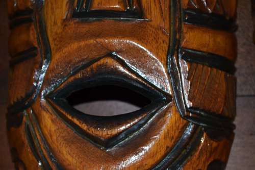 Vintage  East African Hand Carved Masks