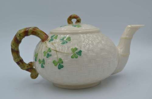 Belleek Classic Shamrock Irish Tea Set - 21 Pieces