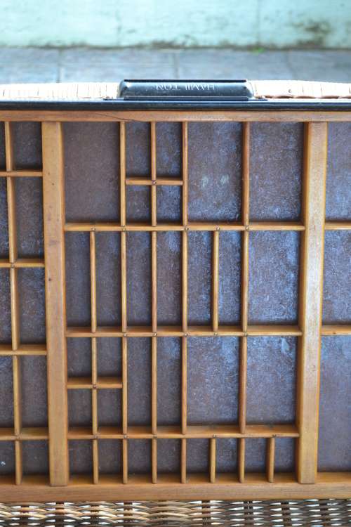 Large Antique Printers Tray - Hamilton Printers Typeset Drawer