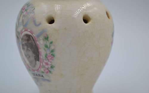 Potpourri Jar and Plate Commemorating the Marriage of Prince Charles and Lady Diana Spencer - 1981