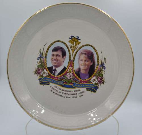 Plate Commemorating the Marriage of Prince Andrew and Sarah Ferguson