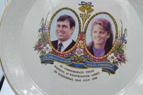 Plate Commemorating the Marriage of Prince Andrew and Sarah Ferguson
