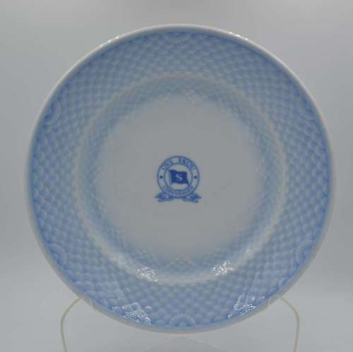 Bing and Grondahl Bespoke Table Ware - Ove Skou Shipping Lines Denmark  - Captains Table Ware RARE