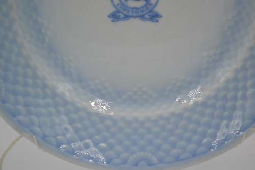 Bing and Grondahl Bespoke Table Ware - Ove Skou Shipping Lines Denmark  - Captains Table Ware RARE