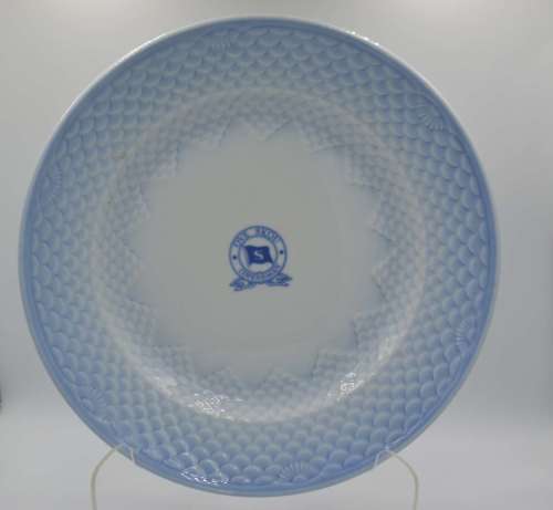 Bing and Grondahl Bespoke Table Ware - Ove Skou Shipping Lines Denmark  - Captains Table Ware RARE