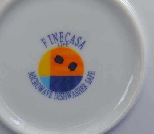 Finecasa Retro Espresso Cups and Saucers